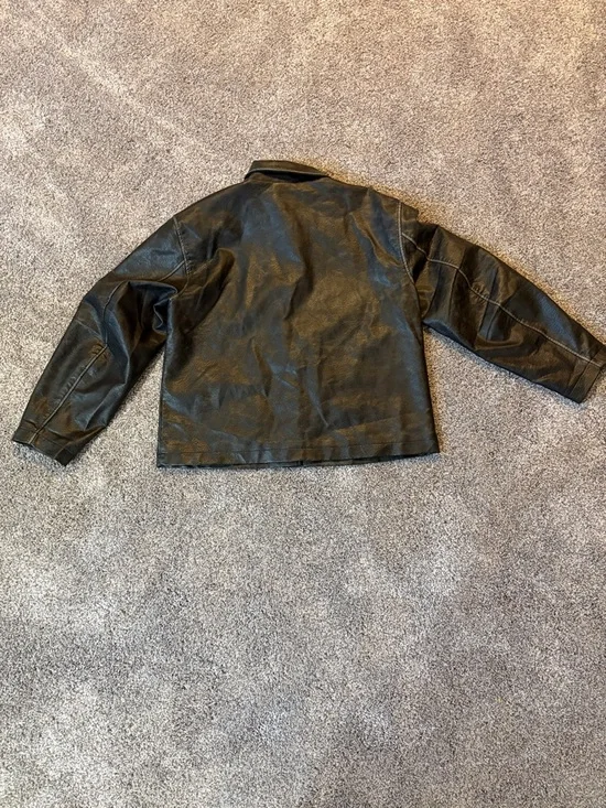 We The Free Hera Faux Leather Jacket In Black - Picture 3 of 4